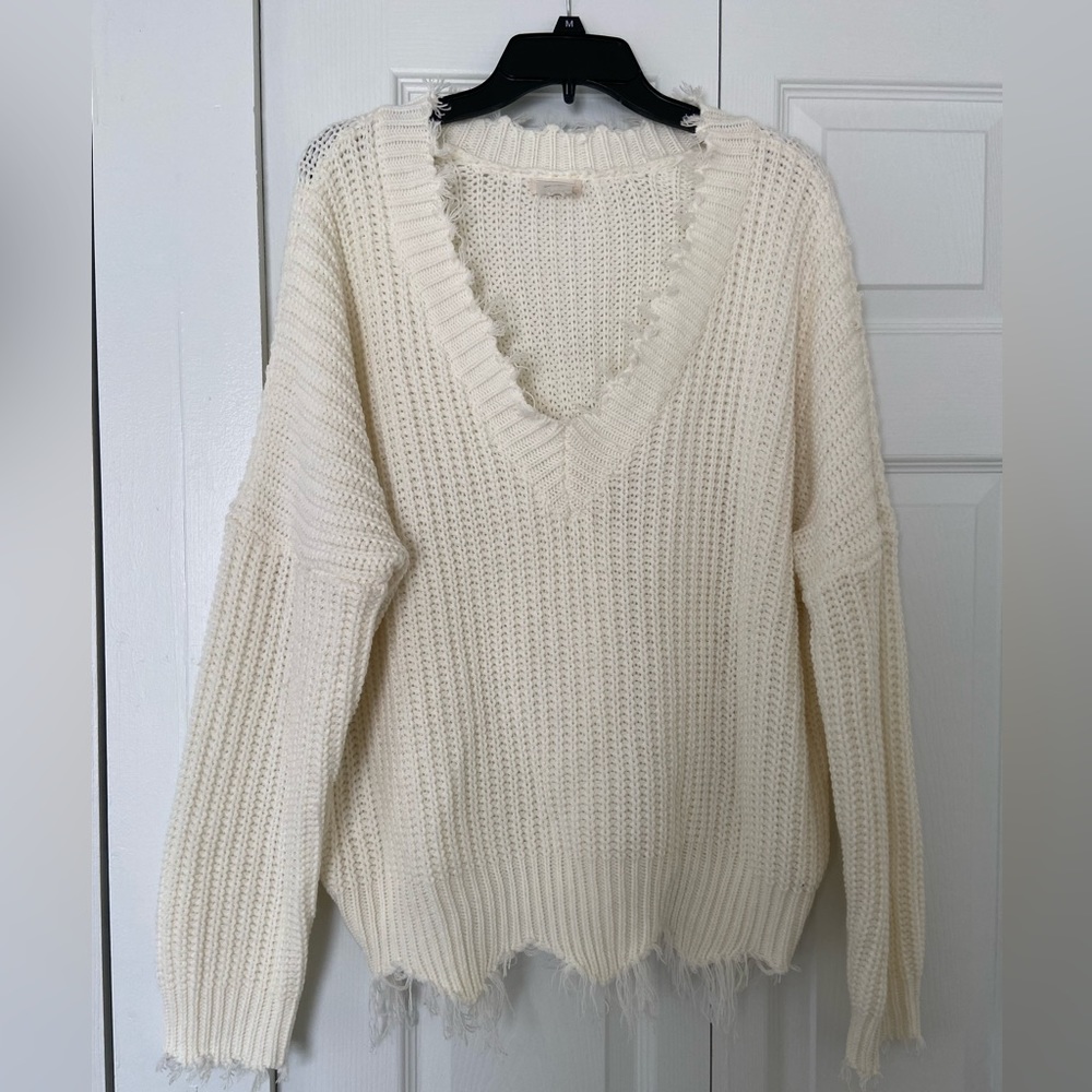 Distressed Boutique Sweater